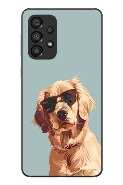 Le Balvo Samsung Galaxy A33 Uyumlu Karizmatik Köpek Baskılı Silikon Kılıf