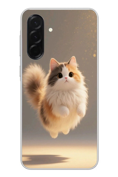 Le Balvo Samsung Galaxy A36 Uyumlu Zıplayan Kedi Baskılı Silikon Kılıf