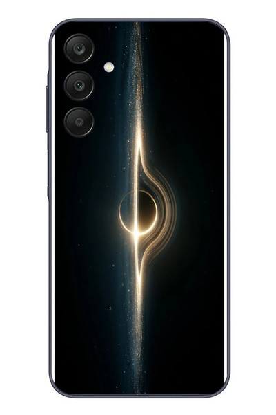 Le Balvo Samsung Galaxy A25 Uyumlu Galaksi Uzay Baskılı Silikon Kılıf