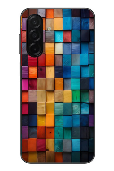 Le Balvo Samsung Galaxy A26 Uyumlu Gökkuşağı Duvarı Baskılı Silikon Kılıf