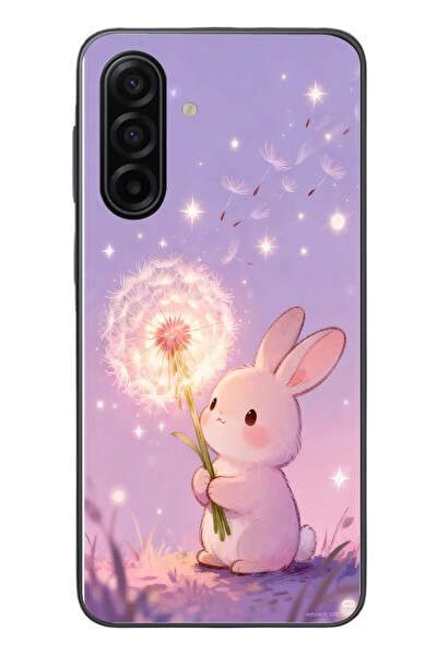 Le Balvo Samsung Galaxy A17 Uyumlu Büyülü Tavşan Baskılı Silikon Kılıf