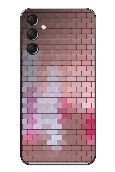 Le Balvo Samsung Galaxy A24 Uyumlu Renkli Duvar Baskılı Silikon Kılıf