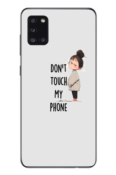 Le Balvo Samsung Galaxy A31 Uyumlu Telefonuma Dokunma Baskılı Silikon Kılıf