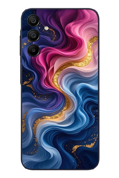 Le Balvo Samsung Galaxy A15 Uyumlu Renk Katranı Baskılı Silikon Kılıf