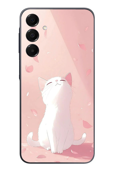 Le Balvo Samsung Galaxy A16 Uyumlu Minnoş Kedi Baskılı Silikon Kılıf