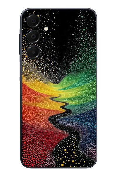Le Balvo Samsung Galaxy A16 Uyumlu Renkli Yollar Baskılı Silikon Kılıf