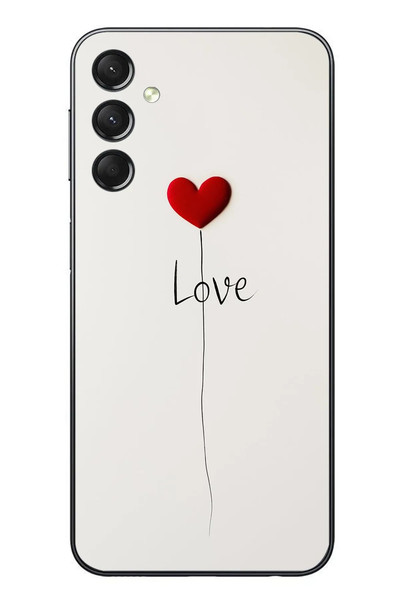 Le Balvo Samsung Galaxy A24 Uyumlu Love Aşk Baskılı Silikon Kılıf