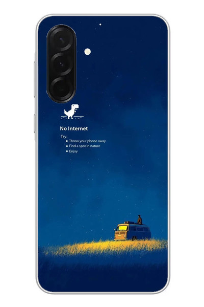 Le Balvo Samsung Galaxy A36 Uyumlu İnternet Yok Baskılı Silikon Kılıf