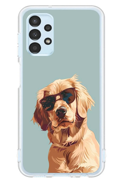 Le Balvo Samsung Galaxy A13 Uyumlu Karizmatik Köpek Baskılı Silikon Kılıf