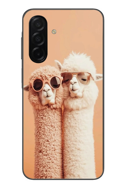 Le Balvo Samsung Galaxy A26 Uyumlu Sevgili Lamalar Baskılı Silikon Kılıf