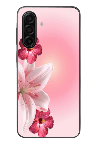 Le Balvo Samsung Galaxy A17 Uyumlu Tematik Çiçek Baskılı Silikon Kılıf