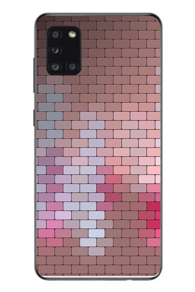 Le Balvo Samsung Galaxy A31 Uyumlu Renkli Duvar Baskılı Silikon Kılıf