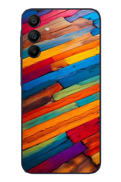 Le Balvo Samsung Galaxy A15 Uyumlu Renk Geçişleri Baskılı Silikon Kılıf