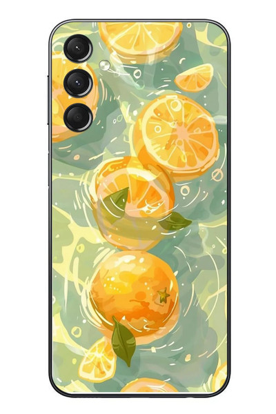 Le Balvo Samsung Galaxy A24 Uyumlu Limonlar Pastel Baskılı Silikon Kılıf