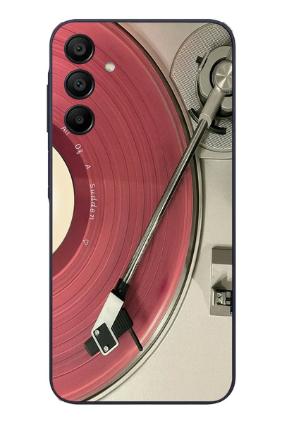 Le Balvo Samsung Galaxy A15 Uyumlu Pembe Plak Baskılı Silikon Kılıf
