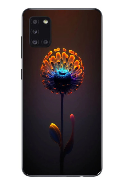 Le Balvo Samsung Galaxy A31 Uyumlu Büyülü Çiçek Baskılı Silikon Kılıf