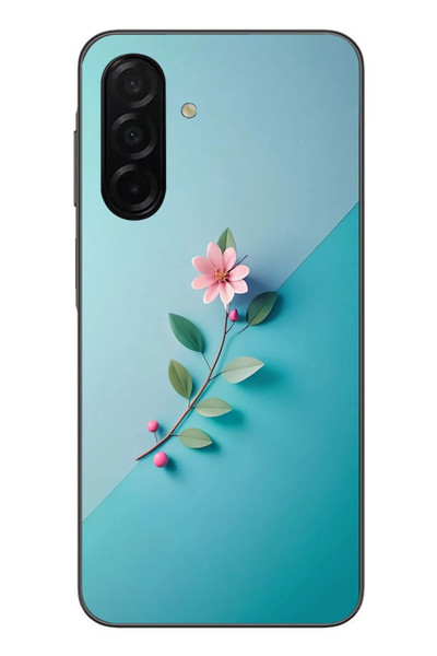 Le Balvo Samsung Galaxy A26 Uyumlu Çiçeğin Pembesi Baskılı Silikon Kılıf