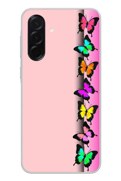 Le Balvo Samsung Galaxy A36 Uyumlu Kelebeklerin Rüyası Baskılı Silikon Kılıf