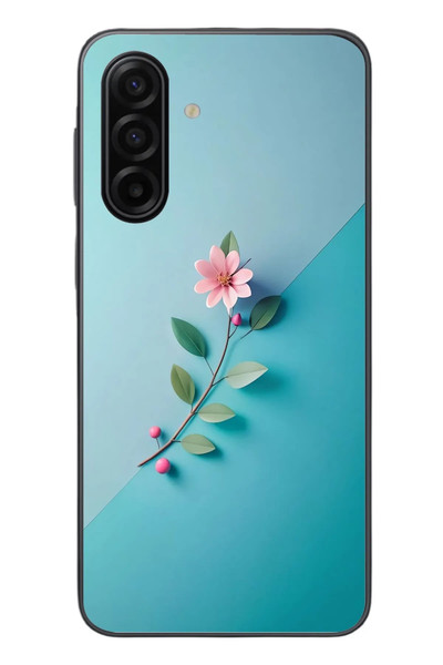 Le Balvo Samsung Galaxy A17 Uyumlu Çiçeğin Pembesi Baskılı Silikon Kılıf