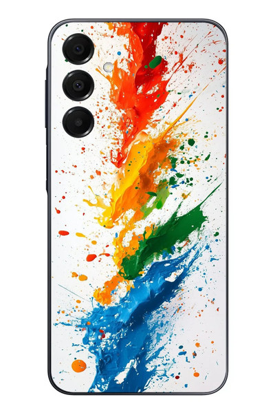 Le Balvo Samsung Galaxy A16 Uyumlu Renk Skalası Baskılı Silikon Kılıf