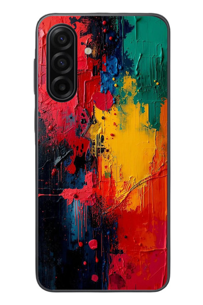 Le Balvo Samsung Galaxy A17 Uyumlu Renklerin Dansı Baskılı Silikon Kılıf