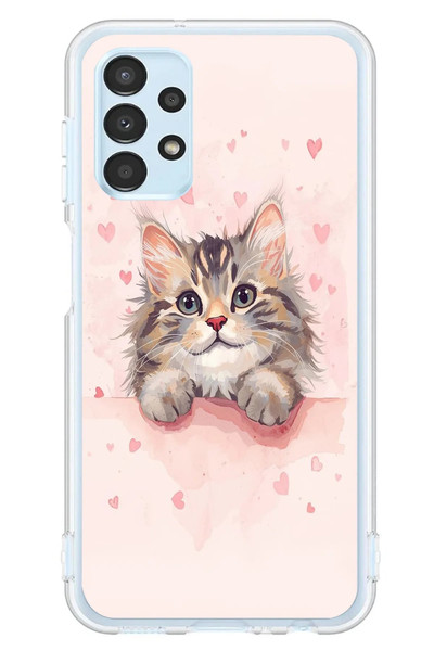Le Balvo Samsung Galaxy A13 Uyumlu Benim Kedim Baskılı Silikon Kılıf