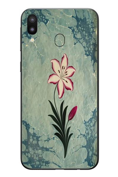 Le Balvo Samsung Galaxy M31 Uyumlu Çiçek Deseni Baskılı Silikon Kılıf