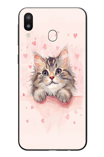 Le Balvo Samsung Galaxy M31 Uyumlu Benim Kedim Baskılı Silikon Kılıf