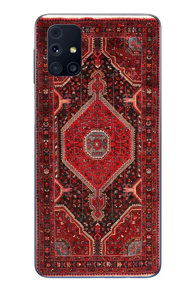 Le Balvo Samsung Galaxy M31s Uyumlu Anadolu Halısı Baskılı Silikon Kılıf