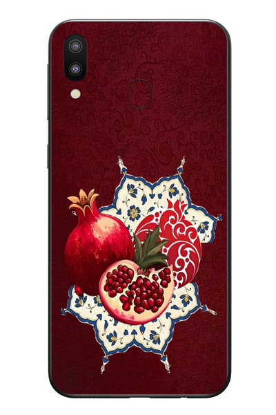 Le Balvo Samsung Galaxy M31 Uyumlu Nar Retro Baskılı Silikon Kılıf