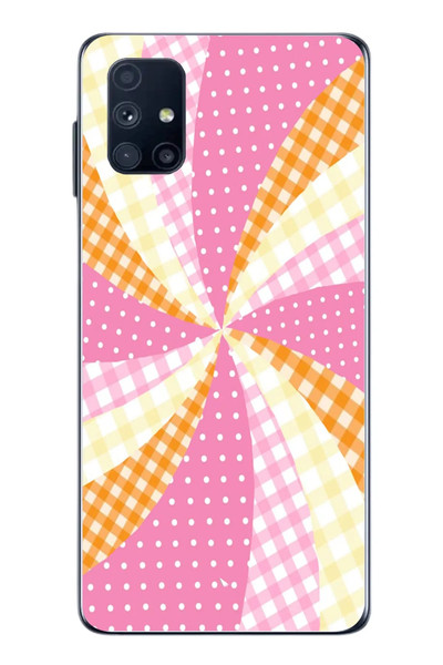 Le Balvo Samsung Galaxy M51 Uyumlu İz Düşümleri Baskılı Silikon Kılıf