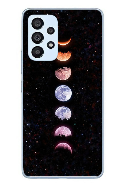 Le Balvo Samsung Galaxy A53 Uyumlu Tüm Gezegenler Baskılı Silikon Kılıf