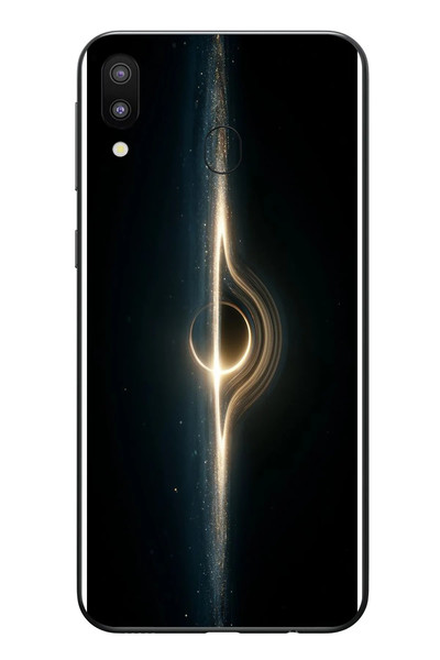 Le Balvo Samsung Galaxy M31 Uyumlu Galaksi Uzay Baskılı Silikon Kılıf