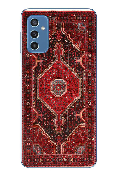 Le Balvo Samsung Galaxy M52 Uyumlu Anadolu Halısı Baskılı Silikon Kılıf