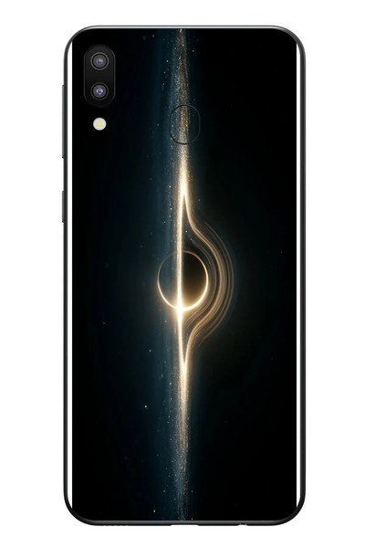 Le Balvo Samsung Galaxy M20 Uyumlu Galaksi Uzay Baskılı Silikon Kılıf