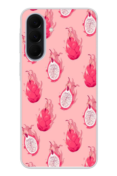 Le Balvo Samsung Galaxy A37 Uyumlu Ejder Meyvesi Baskılı Silikon Kılıf