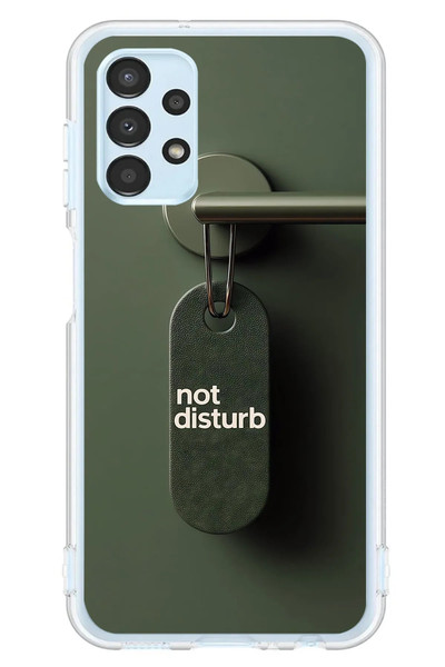 Le Balvo Samsung Galaxy A13 Uyumlu Not Disturb Baskılı Silikon Kılıf