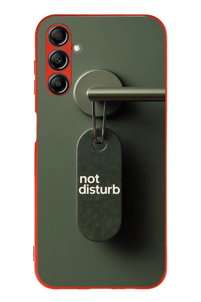 Le Balvo Samsung Galaxy A14 Uyumlu Not Disturb Baskılı Silikon Kılıf