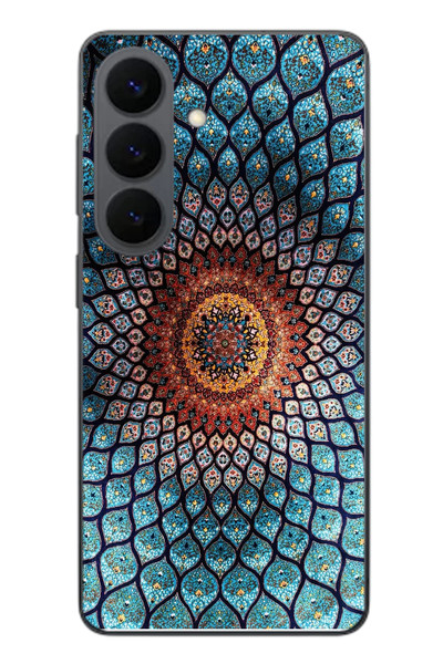 Le Balvo Samsung Galaxy S26 Uyumlu İran Dokuması Baskılı Silikon Kılıf