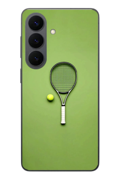 Le Balvo Samsung Galaxy S26 Uyumlu Tenis Raketi Baskılı Silikon Kılıf