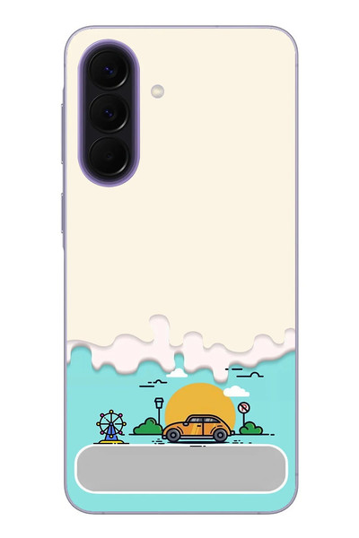 Le Balvo Samsung Galaxy A57 Uyumlu Tatil Yolu Baskılı Silikon Kılıf