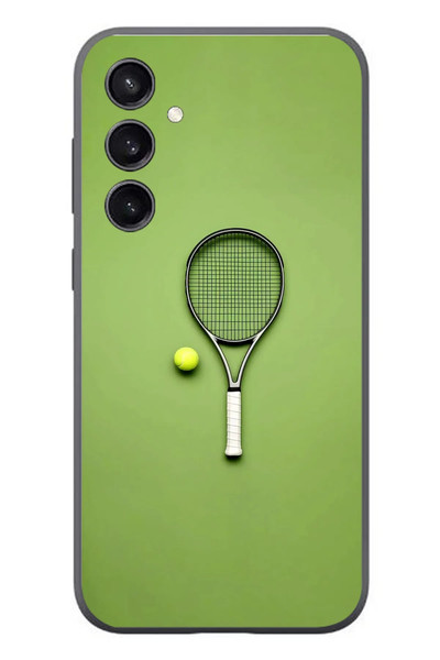 Le Balvo Samsung Galaxy S23 Uyumlu Tenis Raketi Baskılı Silikon Kılıf