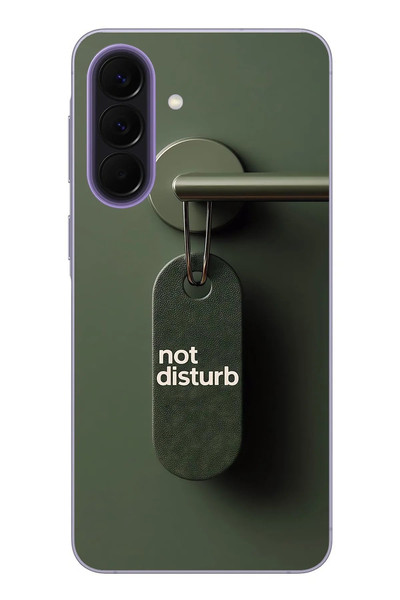 Le Balvo Samsung Galaxy A57 Uyumlu Not Disturb Baskılı Silikon Kılıf