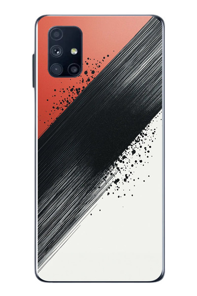 Le Balvo Samsung Galaxy M51 Uyumlu Renk Paleti Baskılı Silikon Kılıf