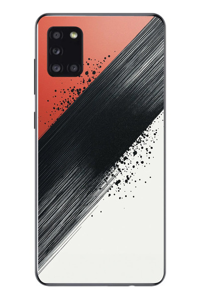 Le Balvo Samsung Galaxy A31 Uyumlu Renk Paleti Baskılı Silikon Kılıf