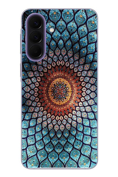 Le Balvo Samsung Galaxy A57 Uyumlu İran Dokuması Baskılı Silikon Kılıf