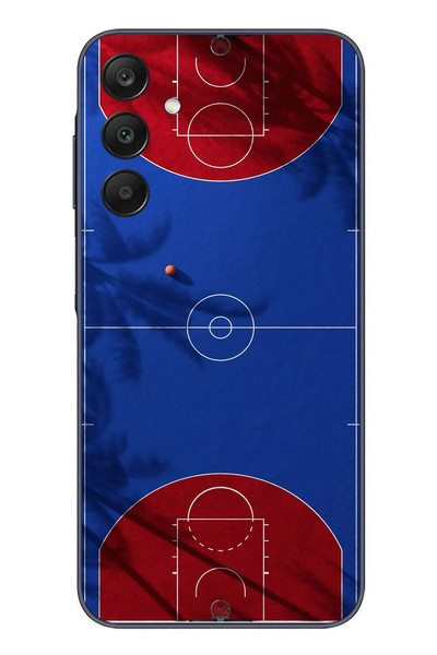 Le Balvo Samsung Galaxy A25 Uyumlu Basketbol Sahası Baskılı Silikon Kılıf