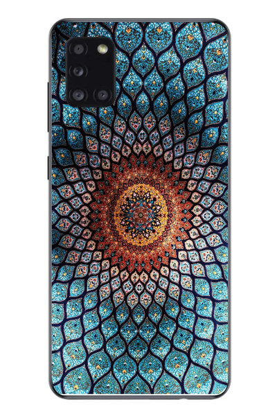 Le Balvo Samsung Galaxy A31 Uyumlu İran Dokuması Baskılı Silikon Kılıf