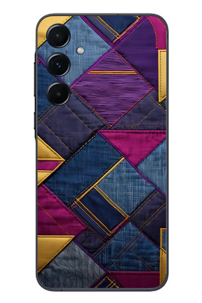 Le Balvo Samsung Galaxy A55 Uyumlu Kot Deseni Baskılı Silikon Kılıf
