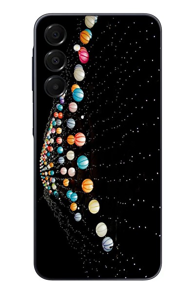 Le Balvo Samsung Galaxy A16 Uyumlu Gezegenlerin Dansı Baskılı Silikon Kılıf
